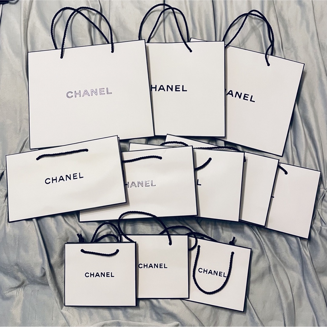 CHANEL(シャネル)のCHANEL ショッパー 大3 中5 小3 レディースのバッグ(ショップ袋)の商品写真