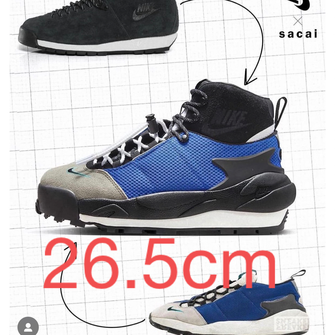 sacai(サカイ)のnike sacai magmascape 26.5 blue メンズの靴/シューズ(スニーカー)の商品写真