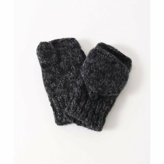 ベーセーストック(B.C STOCK)の【ブラック】【SUBLIME/サブライム】別注  HANDKNIT MIX MITTON(手袋)