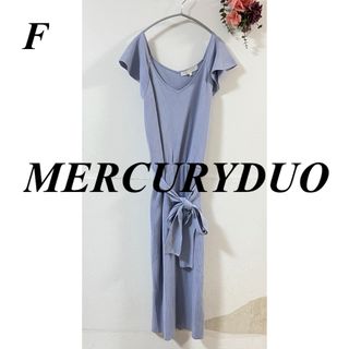 マーキュリーデュオ(MERCURYDUO)のMERCURYDUO ブラウジングニットワンピース(ひざ丈ワンピース)