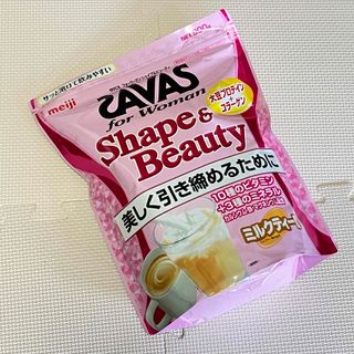 ザバス(SAVAS)のザバス for woman シェイプ＆ビューティ ミルクティー風味 900g(プロテイン)