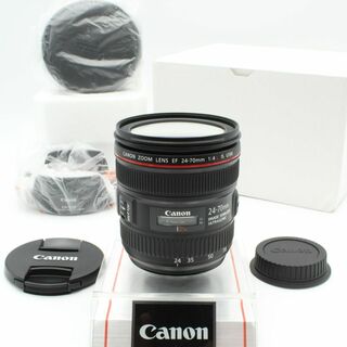 キヤノン(Canon)の【新品同様】 Canon キヤノン EF 24-70mm f4 L IS USM(レンズ(ズーム))