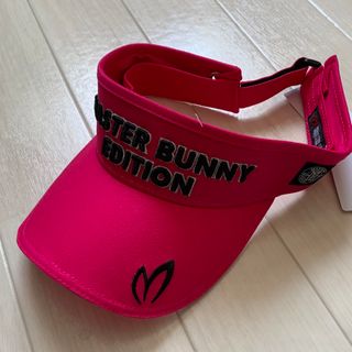 マスターバニーエディション(MASTER BUNNY EDITION)の新品■6,820円【マスターバニー】ユニセックス　サンバイザー　ピンク(その他)