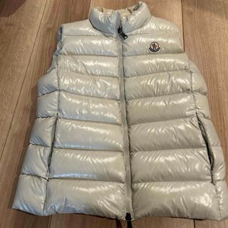 モンクレール(MONCLER)のモンクレールダウンベスト　オフホワイトレディースサイズS(ダウンベスト)