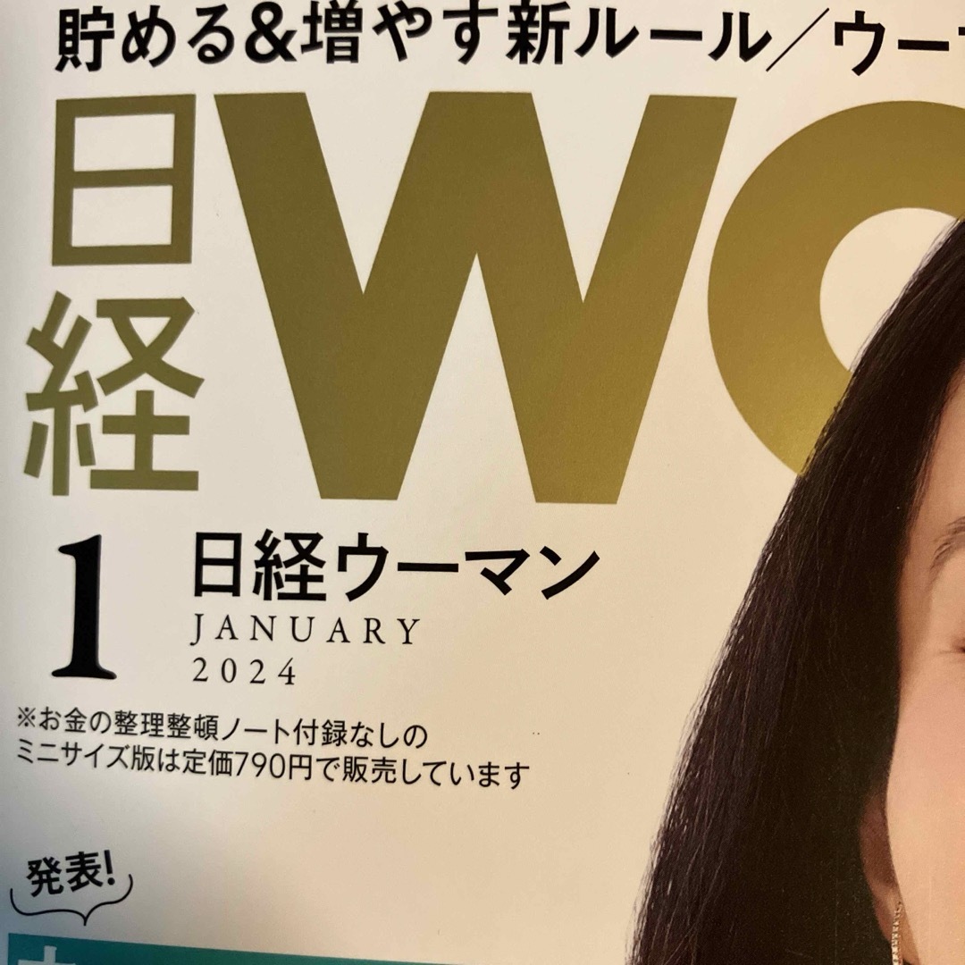 日経woman2024年最新号 エンタメ/ホビーの本(ビジネス/経済)の商品写真