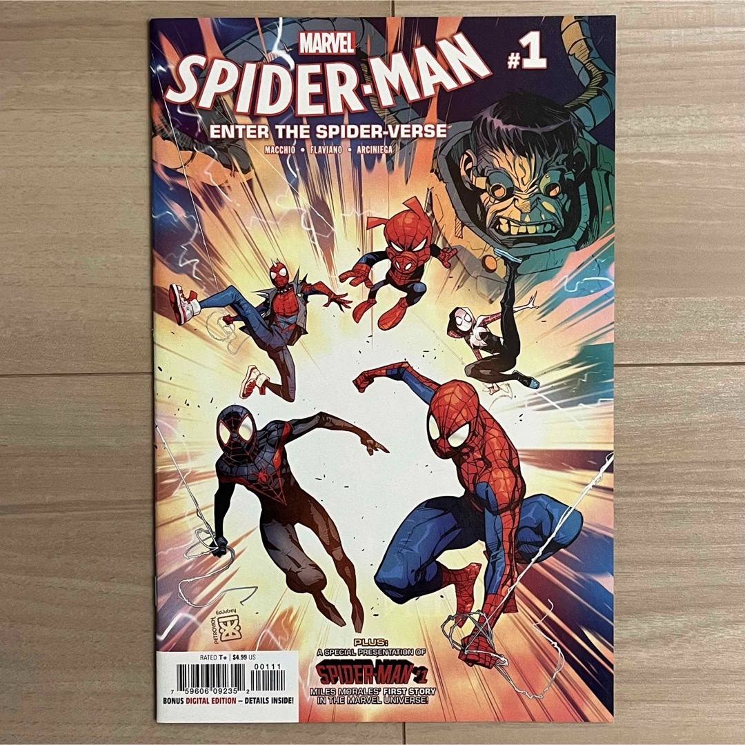 MARVEL(マーベル)のエンターザスパイダーバース　#1 アメコミ　リーフ　原書　スパイダーパンク エンタメ/ホビーの漫画(アメコミ/海外作品)の商品写真