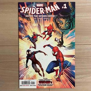 マーベル(MARVEL)のエンターザスパイダーバース　#1 アメコミ　リーフ　原書　スパイダーパンク(アメコミ/海外作品)