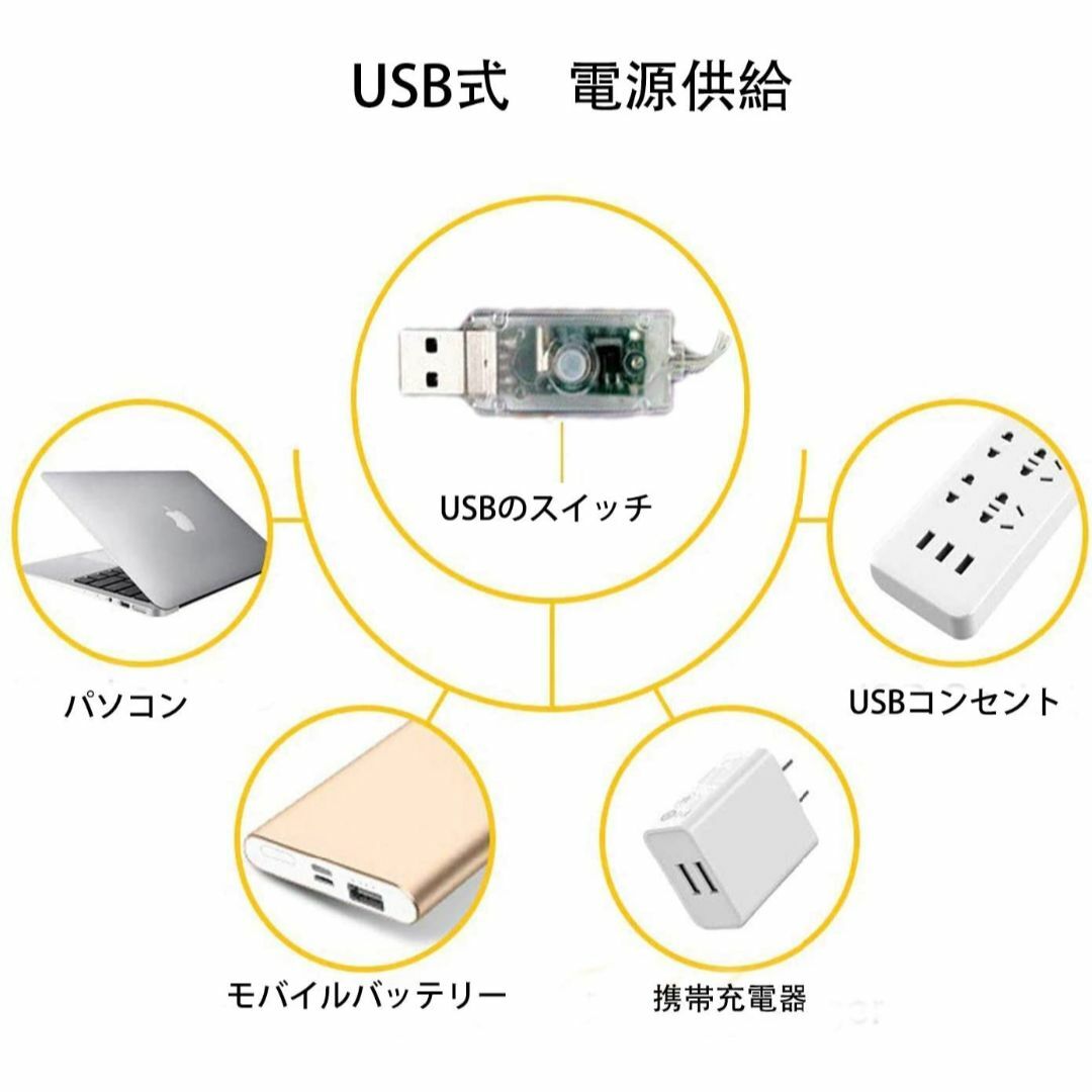 人気♪ローズ ストリングライト バラ　ライト　白　3ｍ　20個　ピンク インテリア/住まい/日用品のライト/照明/LED(蛍光灯/電球)の商品写真