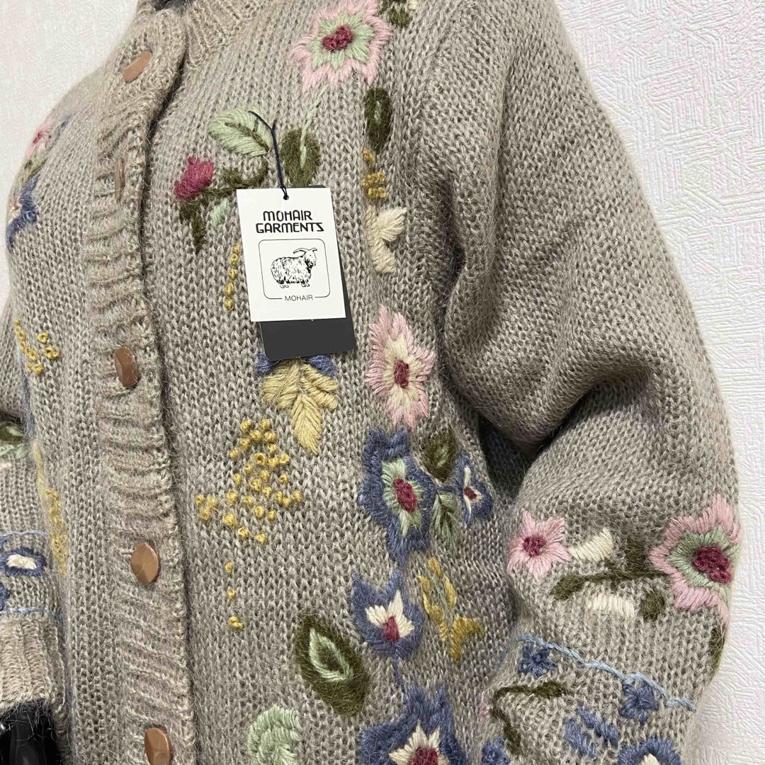 中華のおせち贈り物 leilian モヘヤ フラワー ボタニカルステッチ RITTZ 新品 ୨୧ - トップス