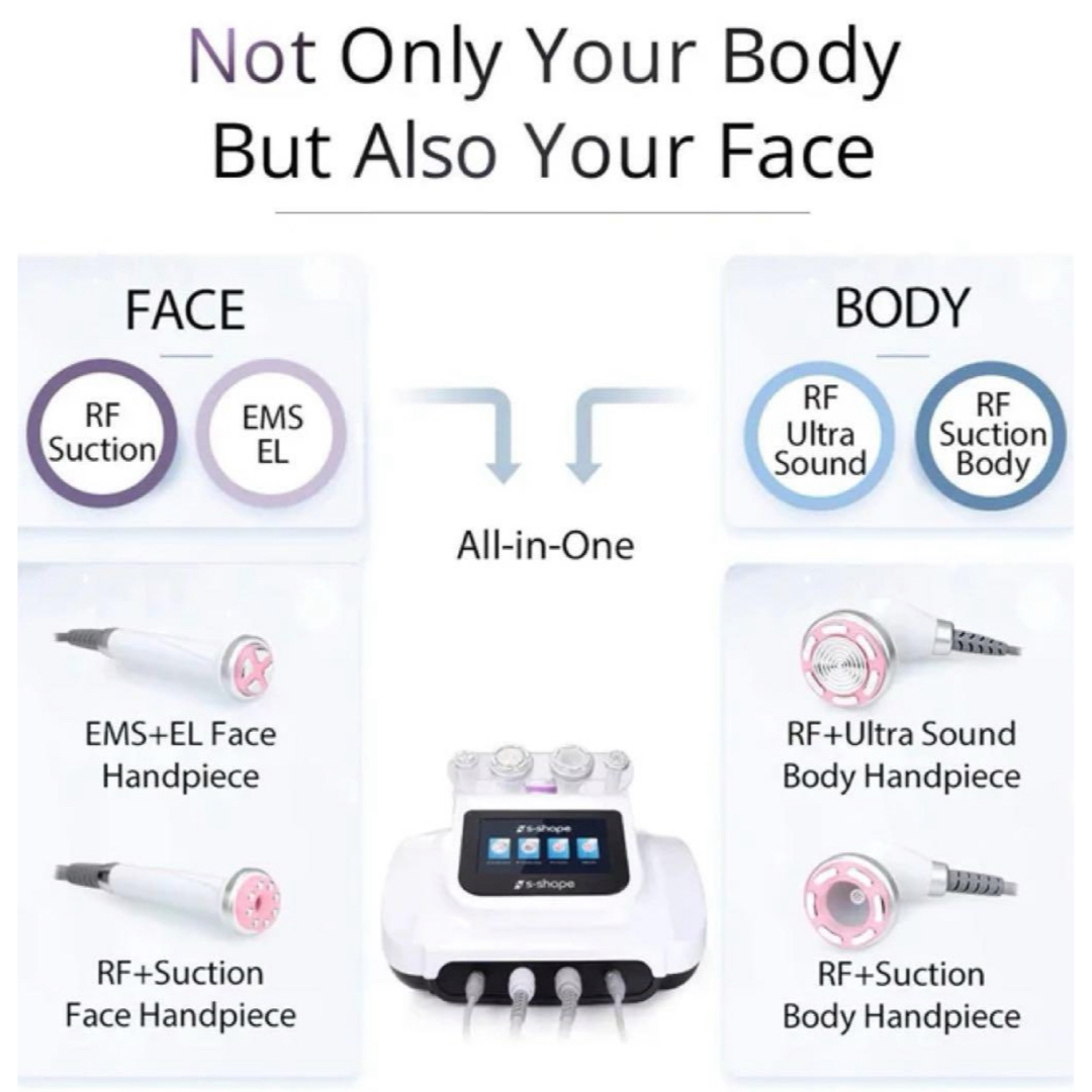 s-shape 業務用キャビテーション 30k EMS ラジオ波の通販 by s-shape 業務用キャビテーション 30k EMS ラジオ波の通販 by