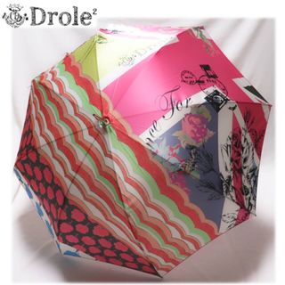 《Drole 2 ドローレドローレ》新品 テキスタイル 高級長傘 雨傘 8本骨(傘)