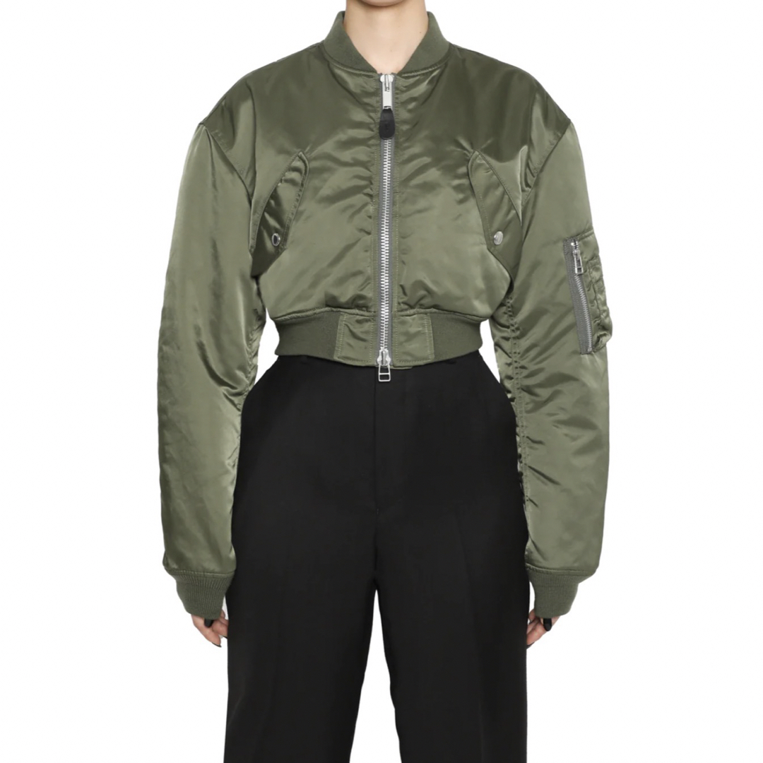 JOHN LAWRENCE SULLIVAN(ジョンローレンスサリバン)のJOHN LAWRENCE SULLIVAN bomber jacket レディースのジャケット/アウター(Gジャン/デニムジャケット)の商品写真