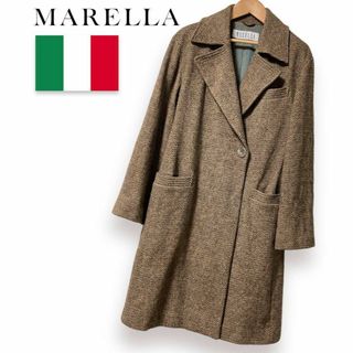 MARELLA マレーラ ヴァージンウール コート イタリア製 チェスターコート(チェスターコート)