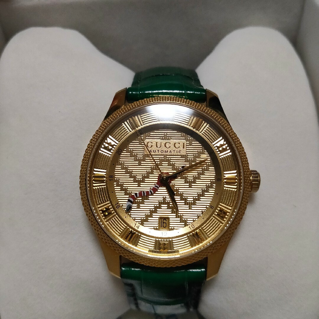 美品　GUCCI グッチ 腕時計 メンズ Eryx ゴールド YA126341のサムネイル