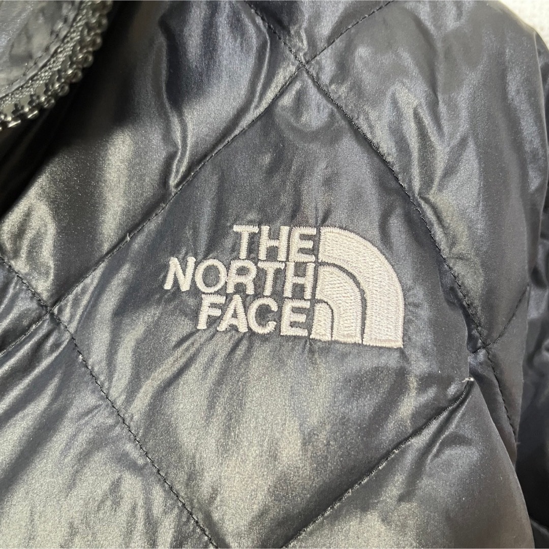 THE NORTH FACE(ザノースフェイス)の【ノースフェイス】ダウンジャケット 刺繍　黒　ワンポイント　600グース　K2 レディースのジャケット/アウター(ダウンジャケット)の商品写真
