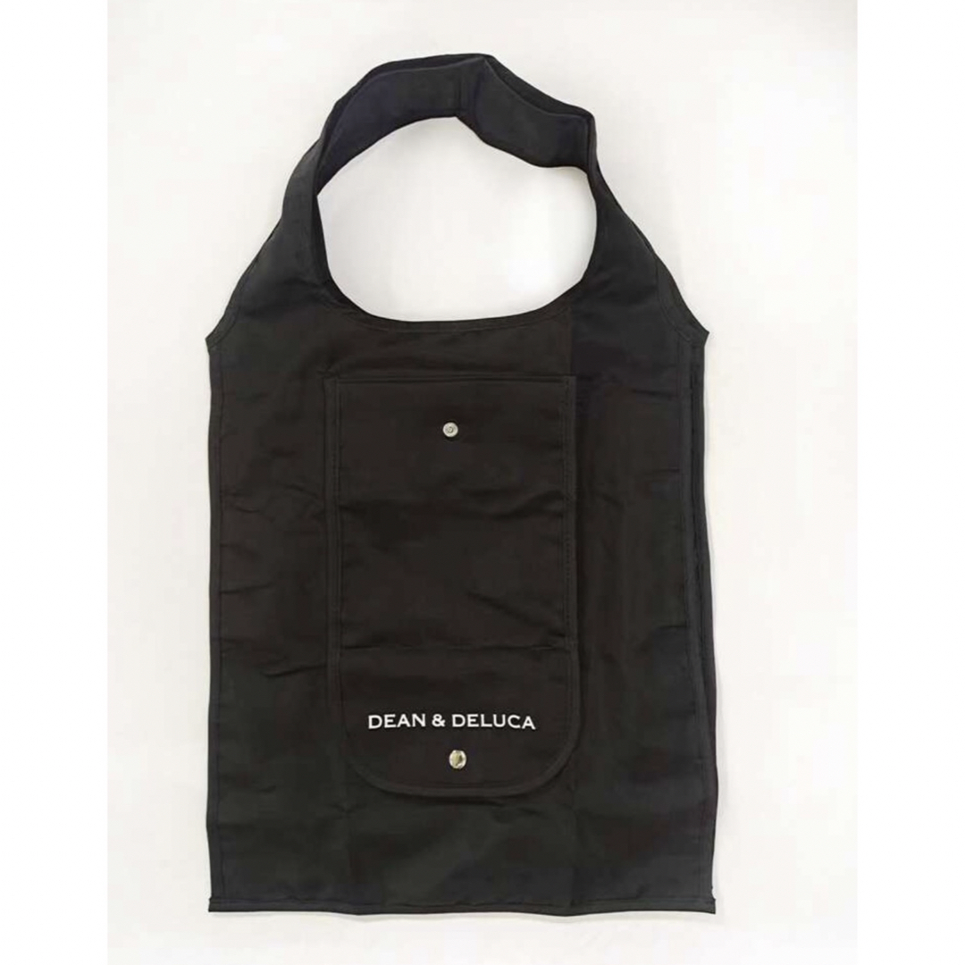 DEAN & DELUCA(ディーンアンドデルーカ)のDEAN&DELUCA ディーンアンドデルーカ　エコバッグ　黒　ブラック レディースのバッグ(エコバッグ)の商品写真