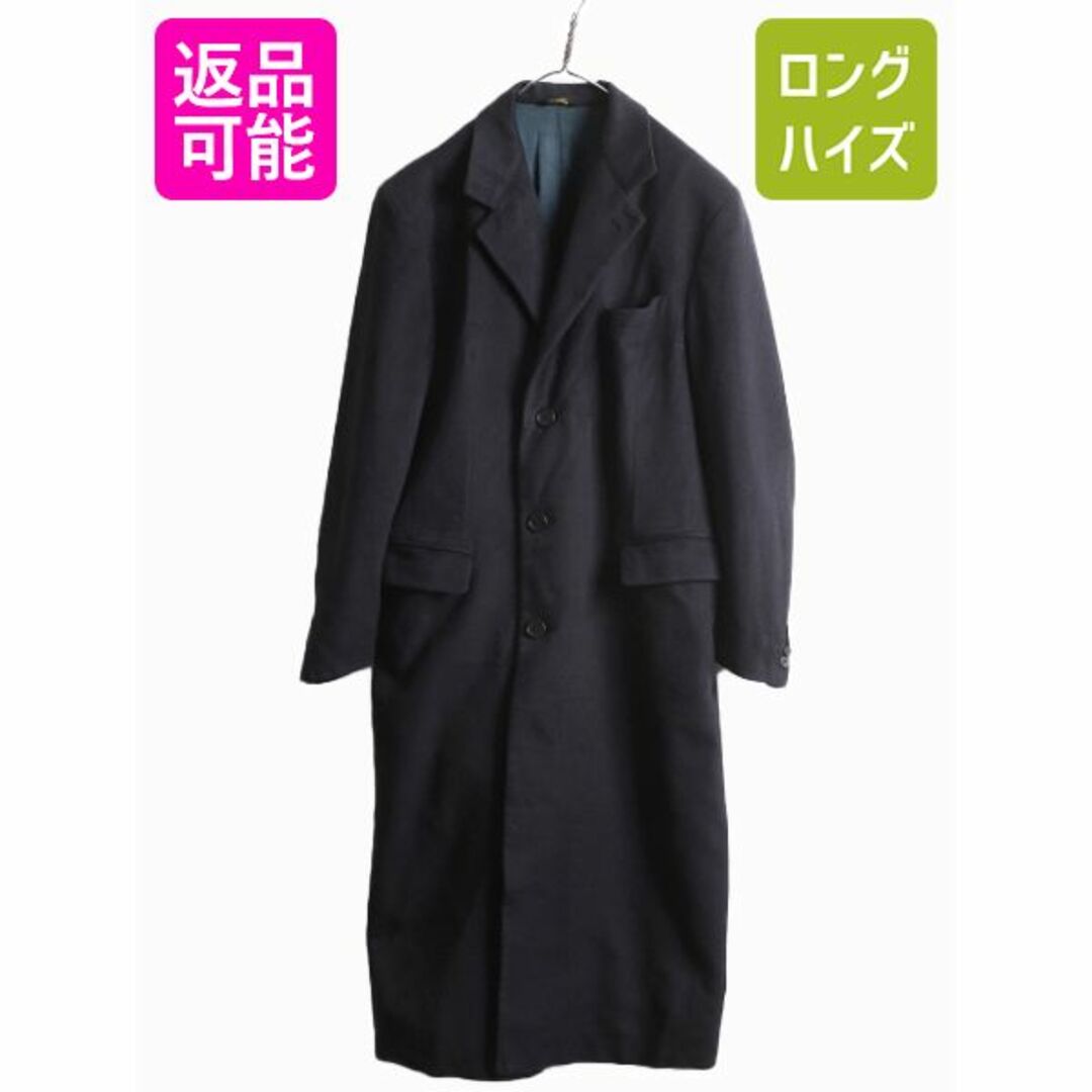 80s 90s USA製 100% カシミヤ ロロピアーナ チェスターコート L 80s 90s USA製 100% カシミヤ ロロピアーナ チェスターコート L