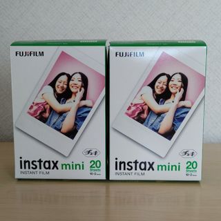 フジフイルム(富士フイルム)の【40枚】チェキ インスタントフィルム カラー instax mini(フィルムカメラ)