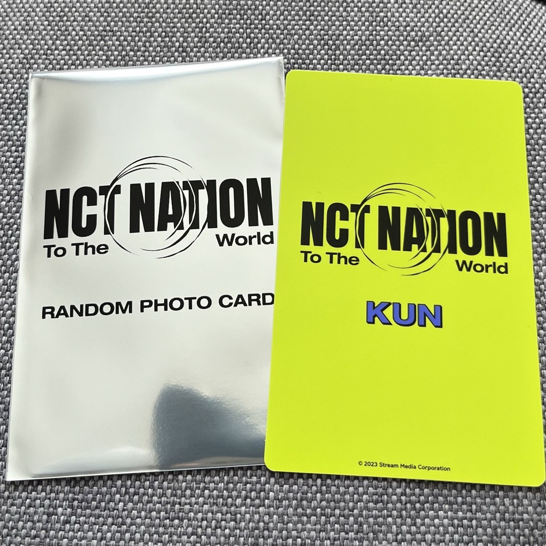 NCT(エヌシーティー)のNCT NATION ランダムフォトカード　KUN クン エンタメ/ホビーのCD(K-POP/アジア)の商品写真