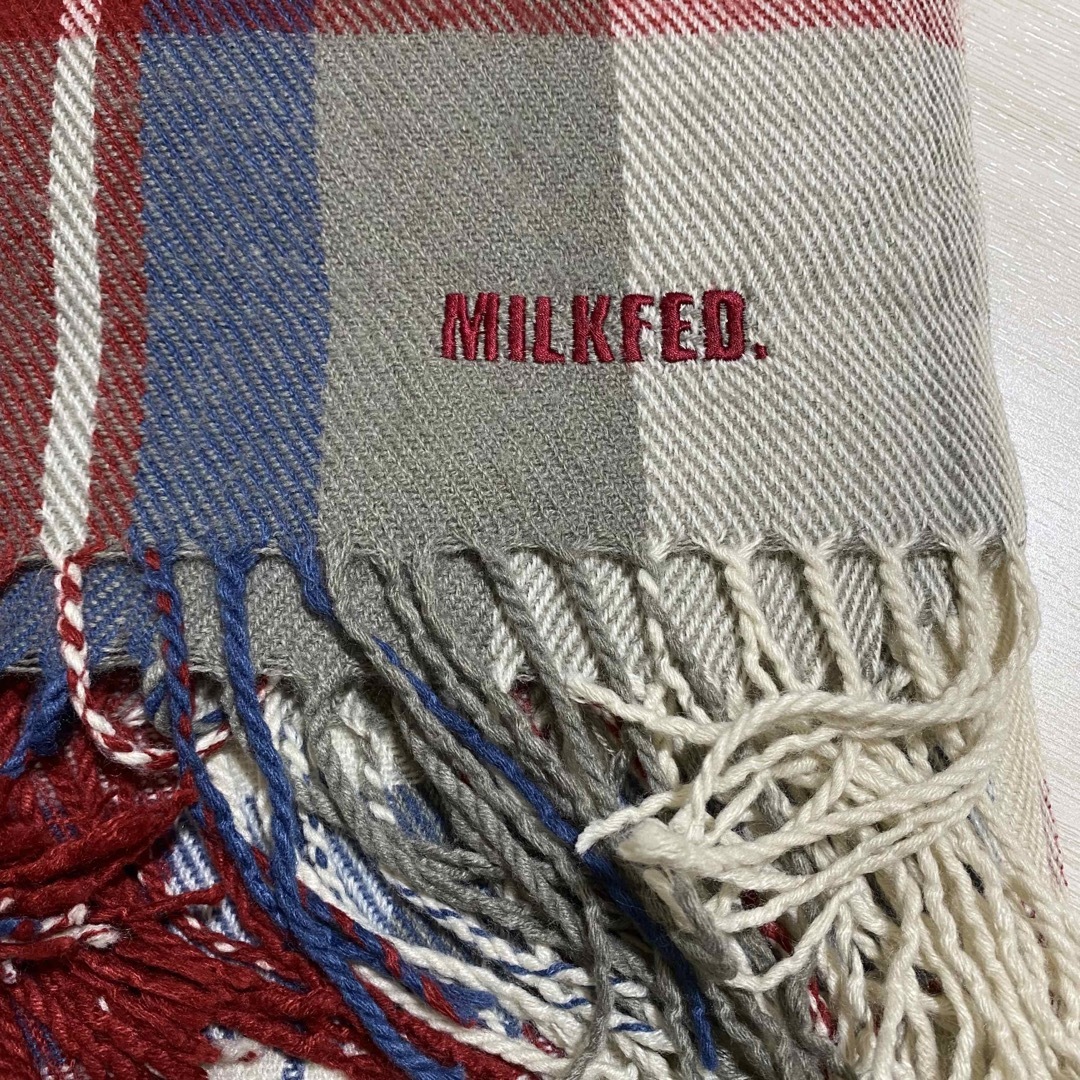 MILKFED.(ミルクフェド)の美品❣️MILKFED. 大判ストール 大判ショール マフラー レディースのファッション小物(マフラー/ショール)の商品写真