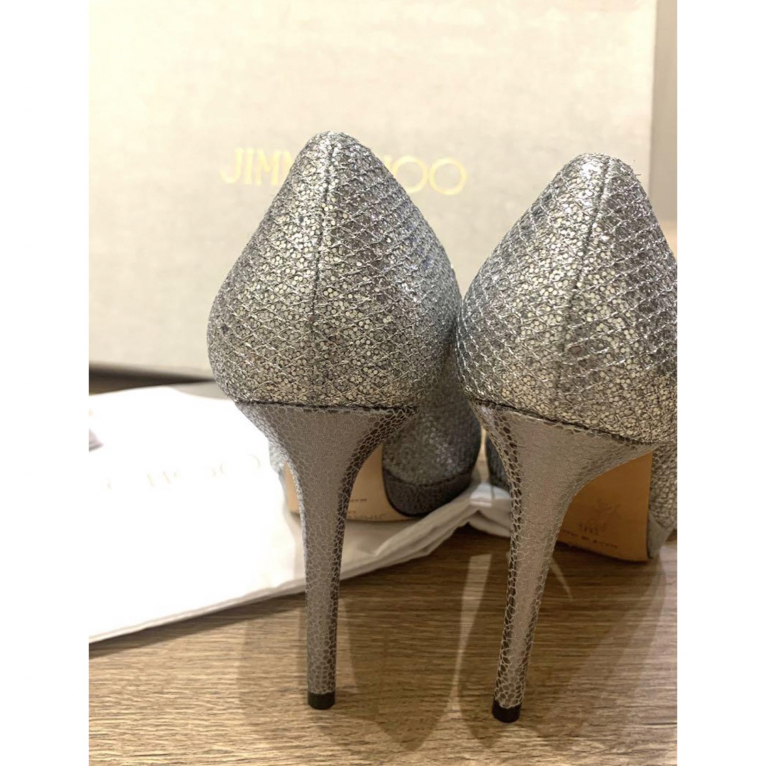 JIMMY CHOO - 【新品未使用】JIMMY CHOO グリッター ハイヒール ...