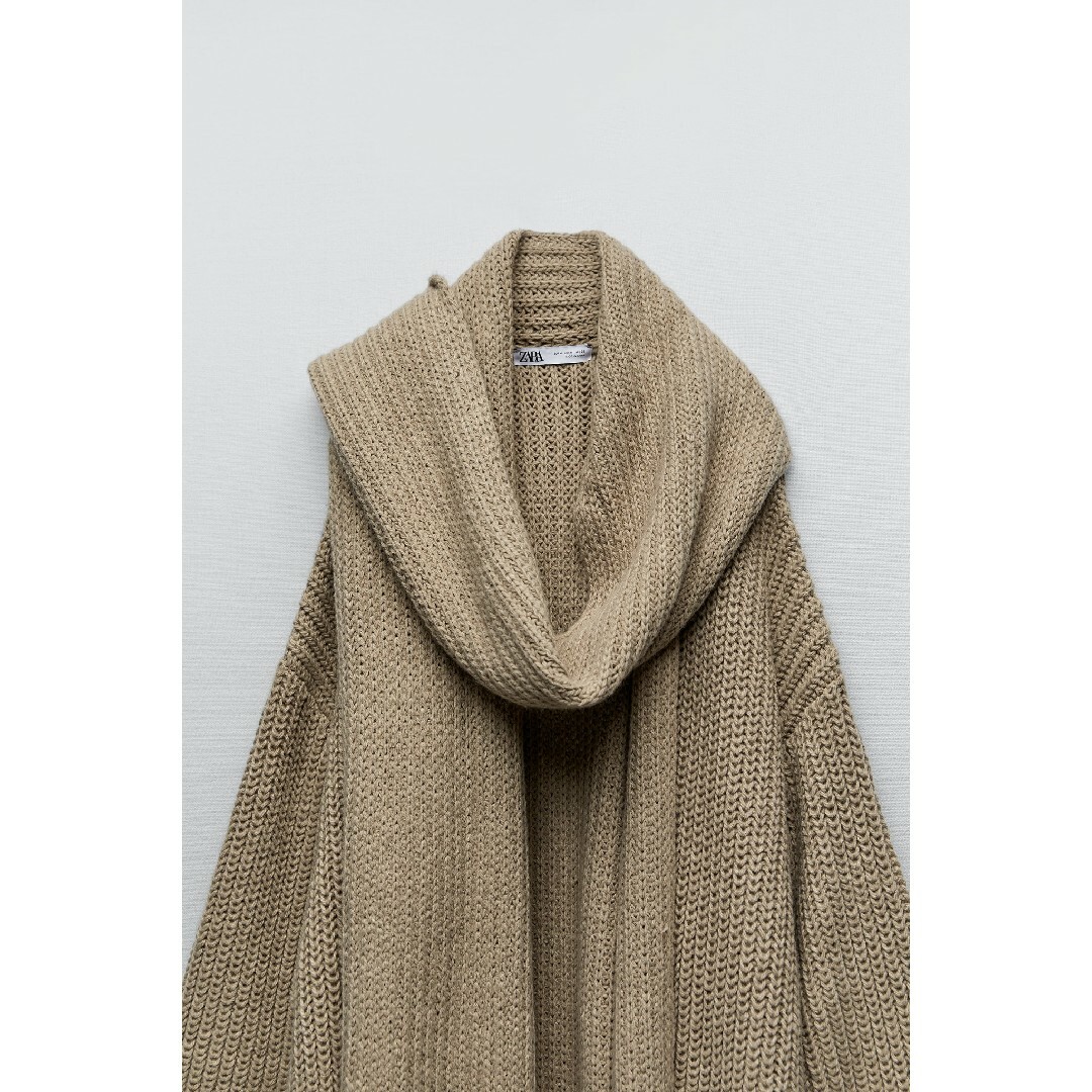 ZARA - ZARA オーバーサイズ ニットコート フリーサイズ ZARA - ZARA オーバーサイズ ニットコート フリーサイズ