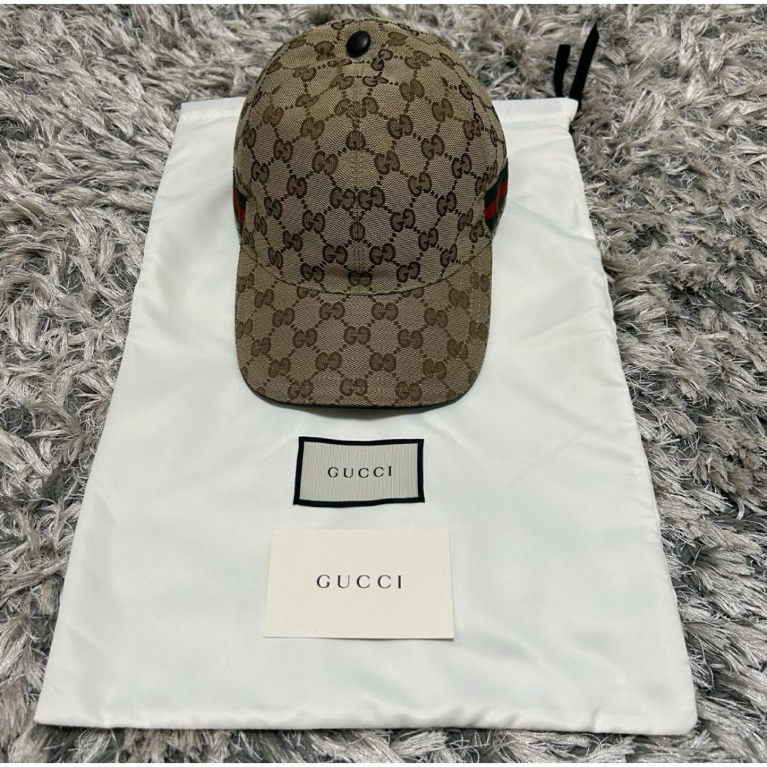 オンラインショップ GUCCI GGキャンバス ベースボールキャップ L59