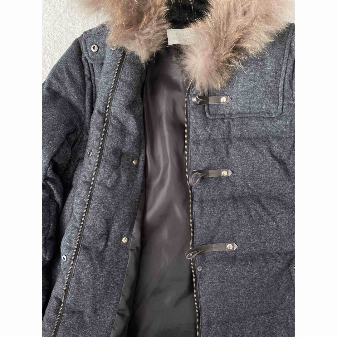 anySiS(エニィスィス)のany SiS エニィスィス クラシカルダッフルダウン　コート グレー レディースのジャケット/アウター(ダウンコート)の商品写真