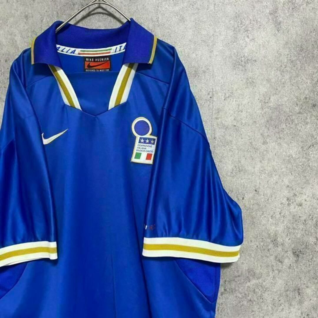 希少　美品　ヴィンテージ　90s NIKE ナイキ イタリア代表　ユニフォームリバプール