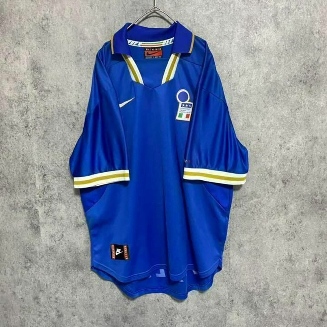 希少　美品　ヴィンテージ　90s NIKE ナイキ イタリア代表　ユニフォームリバプール