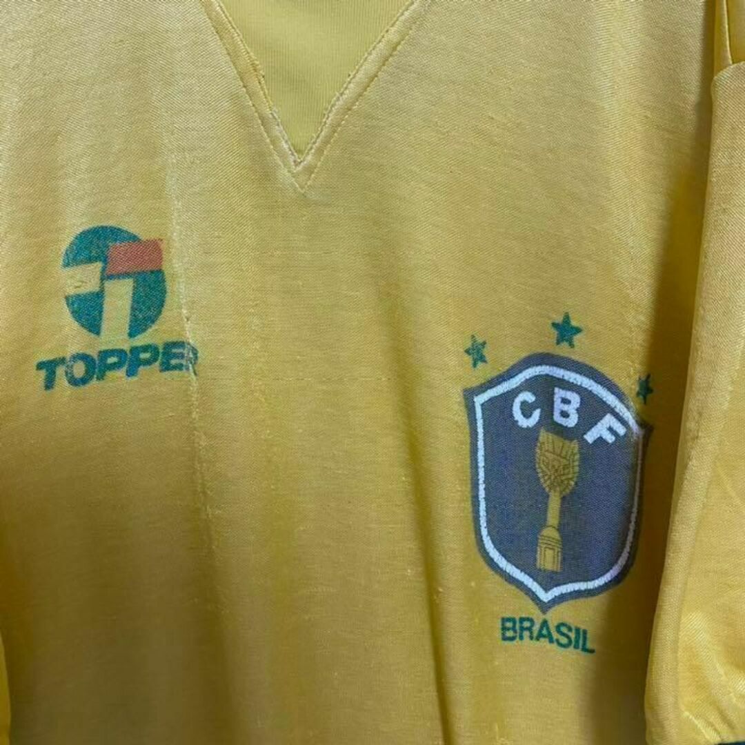 激レア 86 ブラジル代表 TOPPER ユニフォーム メンズ M サッカーの通販