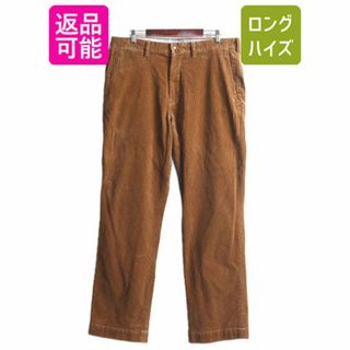 ラルフローレン(Ralph Lauren)のポロ ラルフローレン 細畝 コーデュロイ パンツ 36 ノータック 厚手 茶(スラックス)