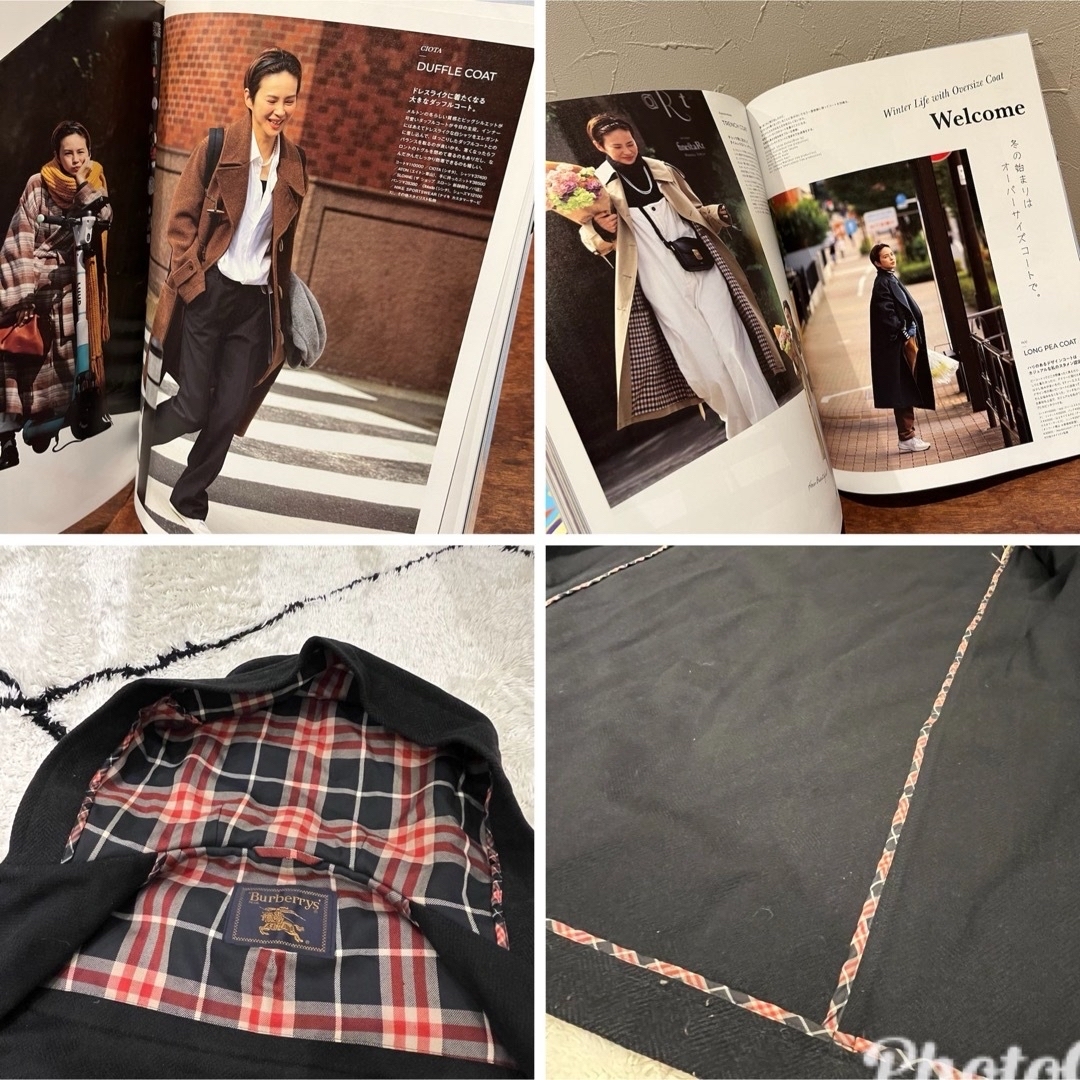 BURBERRY(バーバリー)のバーバリーズ　Burberrys' ロングダッフルコート ネイビー ヴィンテージ レディースのジャケット/アウター(ダッフルコート)の商品写真