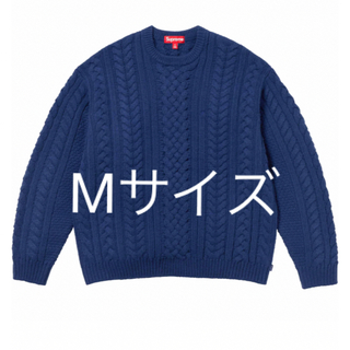 シュプリーム(Supreme)のSupreme Applique Cable Knit Sweater Mサイズ(ニット/セーター)