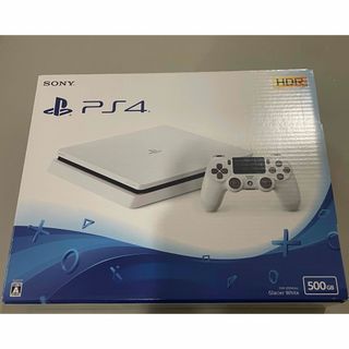 プレイステーション4(PlayStation4)のPS4 本体　ホワイト　500GB コントローラー付き　中古(家庭用ゲーム機本体)