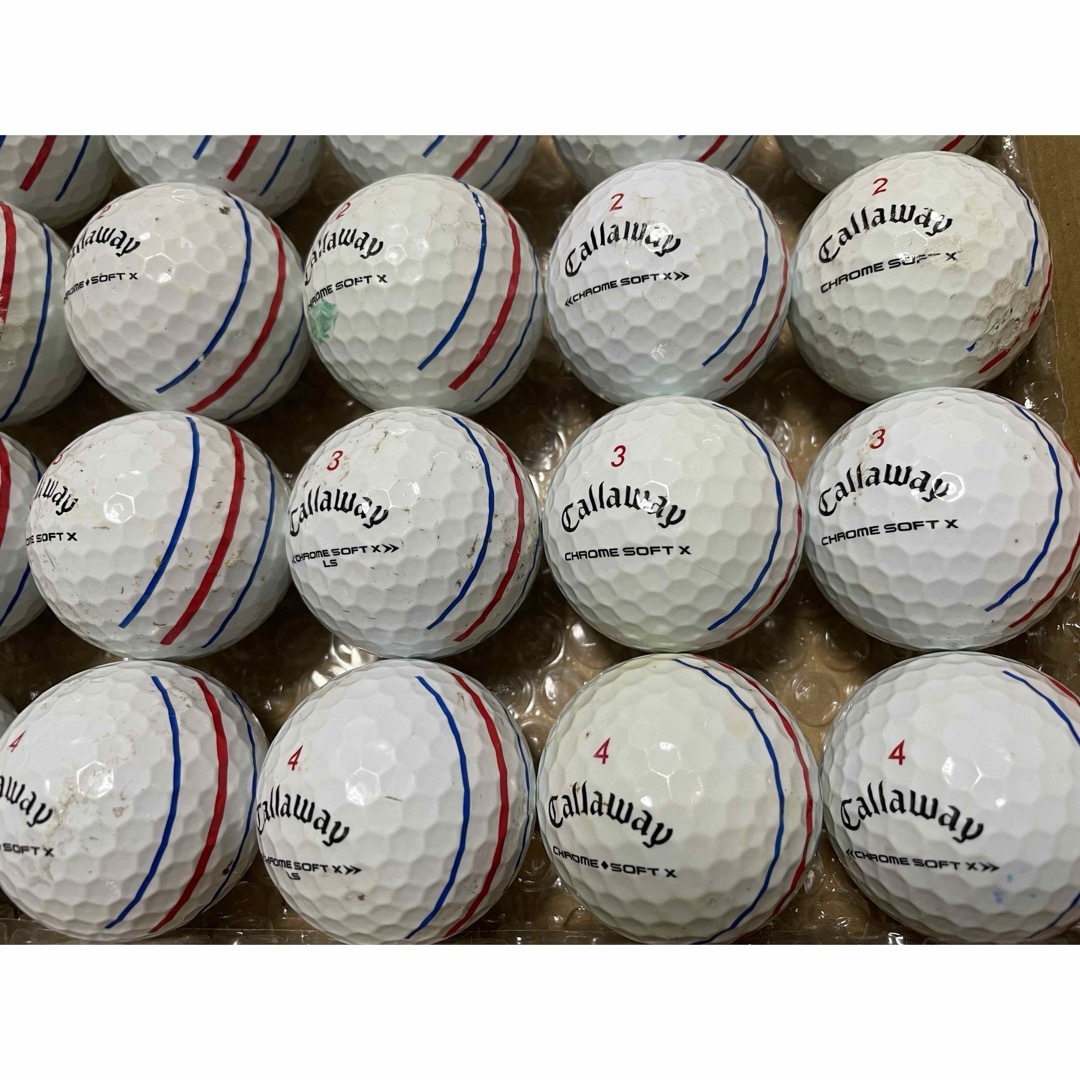 Callaway(キャロウェイ)の64.《訳あり特価》24球 Callaway CHROMESOFT X スポーツ/アウトドアのゴルフ(その他)の商品写真