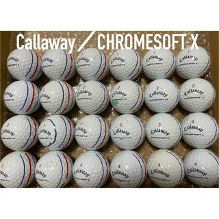 キャロウェイ(Callaway)の64.《訳あり特価》24球 Callaway CHROMESOFT X(その他)