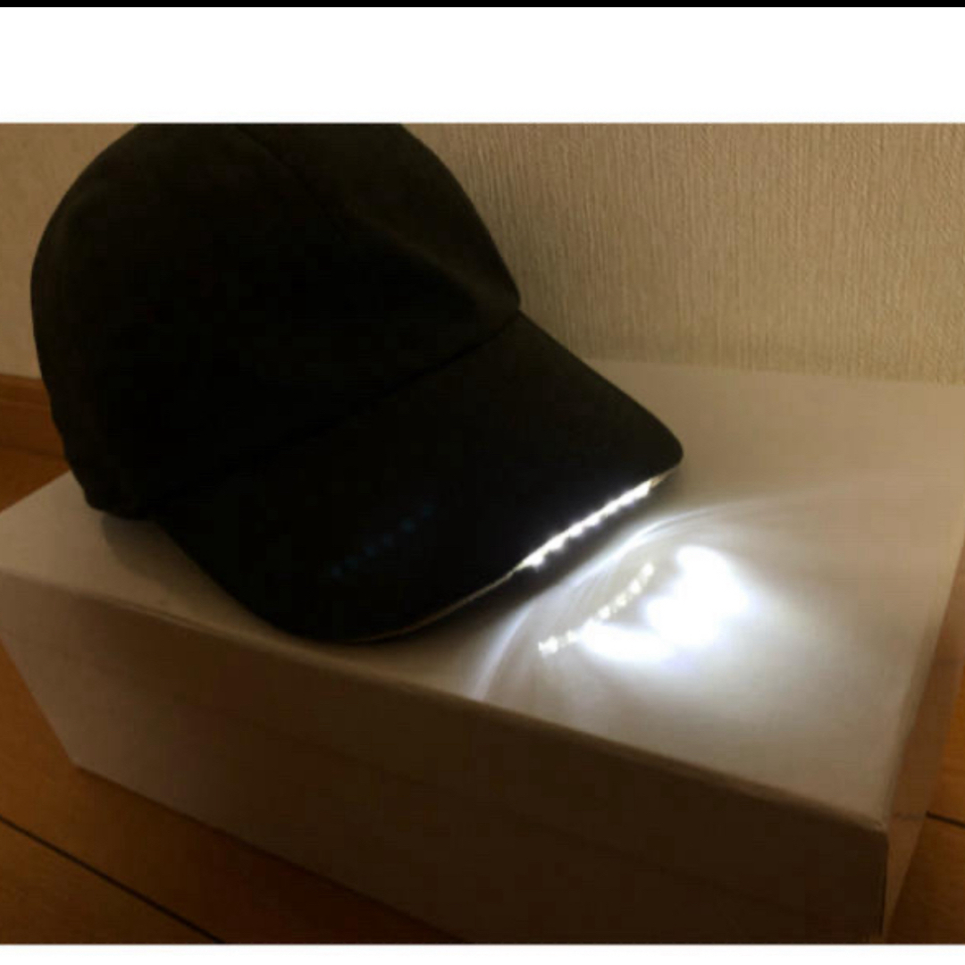 LEDライト付帽子キャップCAP、アウトドア　キャンプ夜釣り作業ウォーキング等に スポーツ/アウトドアのアウトドア(その他)の商品写真