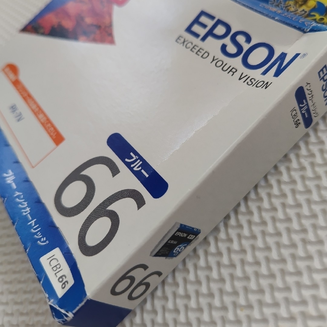 EPSON(エプソン)のPX-7V　インクカートリッジ　ICBL66　ブルー スマホ/家電/カメラのPC/タブレット(PC周辺機器)の商品写真