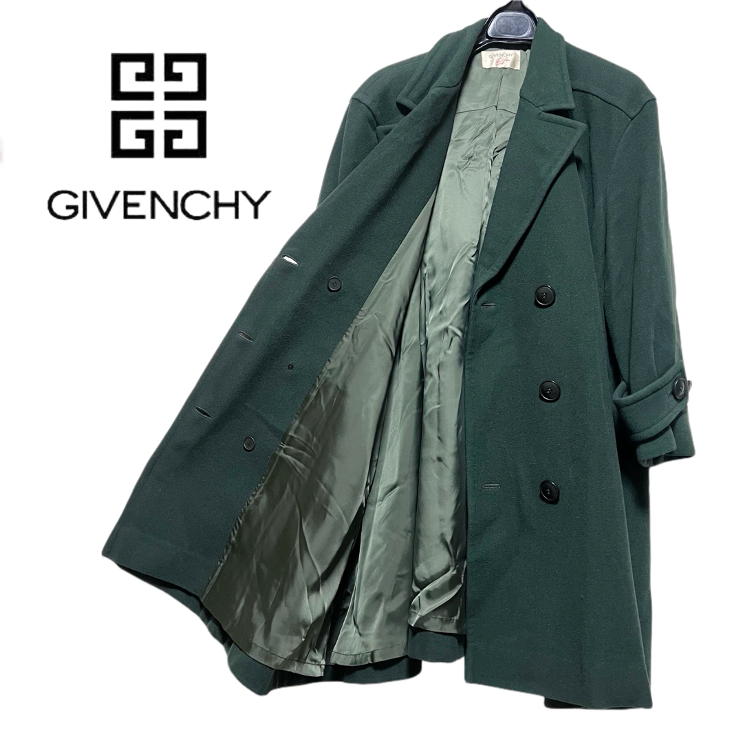 515身幅希少★GIVENCHY オールドジバンシイ ダブルロングコート ユニセックス