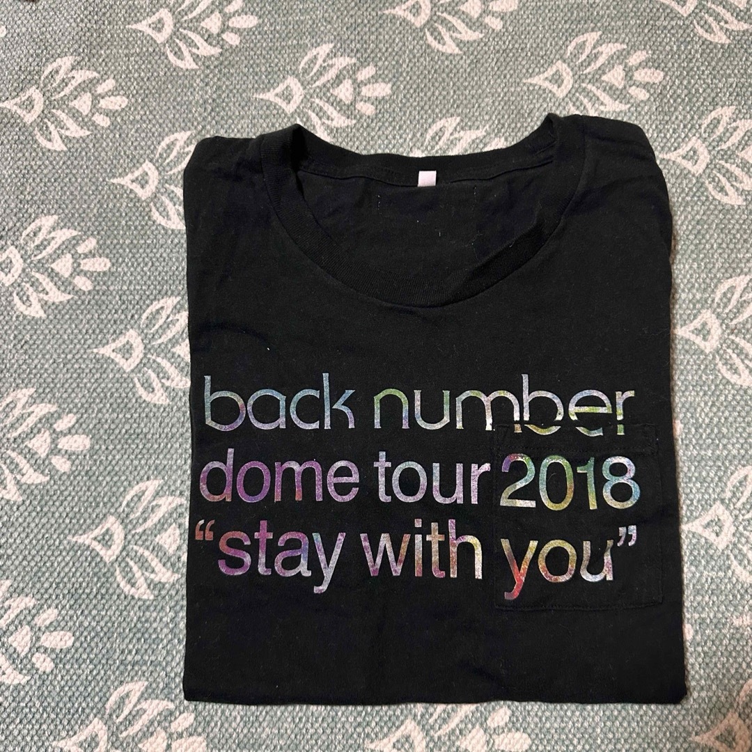 【美品】backnumber ライブTシャツ　2018 Sサイズ エンタメ/ホビーのタレントグッズ(ミュージシャン)の商品写真