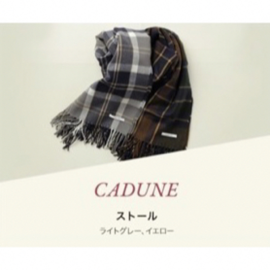 Mystrada(マイストラーダ)のCADUNE ノベルティ ストール カデュネ レディースのファッション小物(ストール/パシュミナ)の商品写真