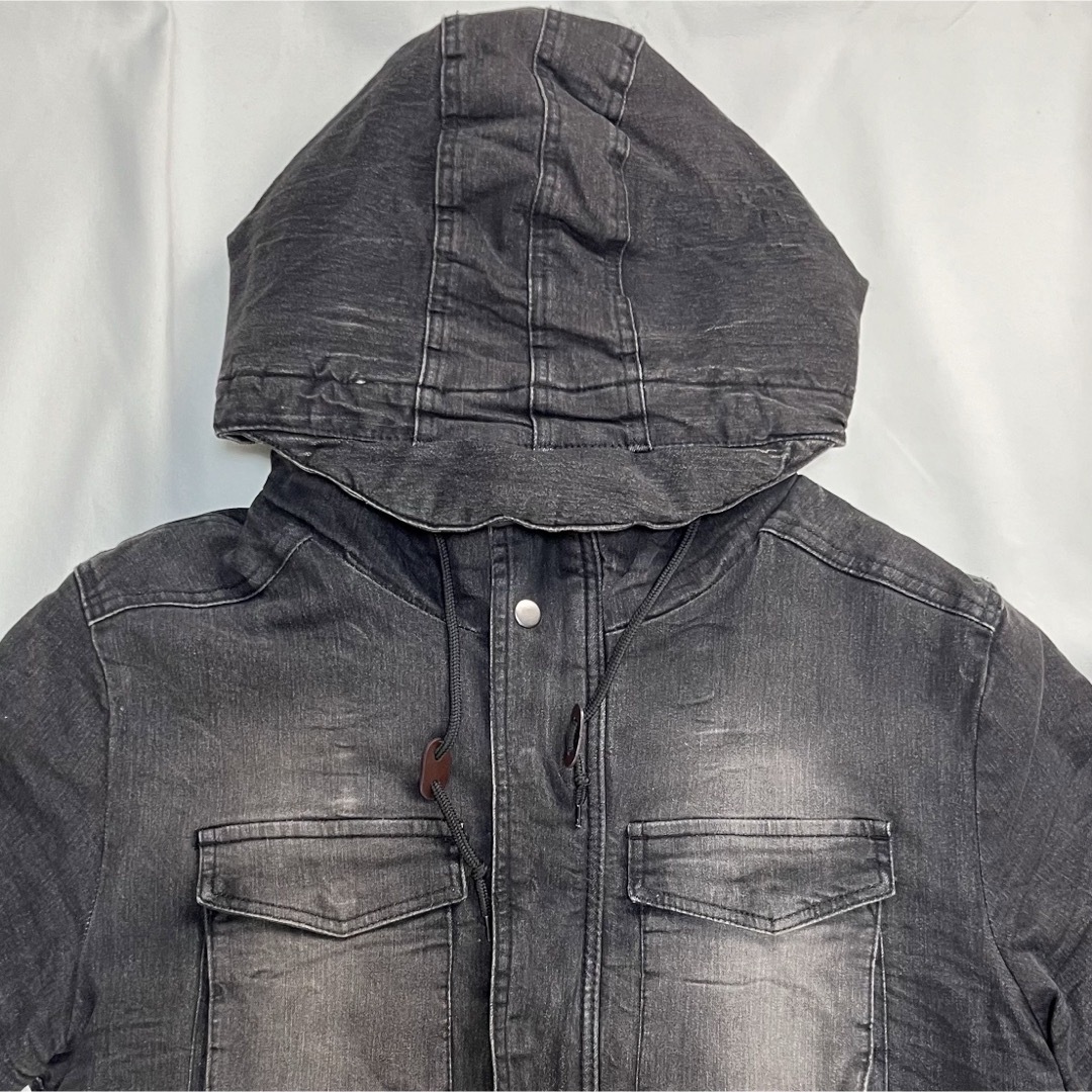 【ダメージ加工】ダウンジャケット　00s vintage KAMIYA メンズのジャケット/アウター(ダウンジャケット)の商品写真