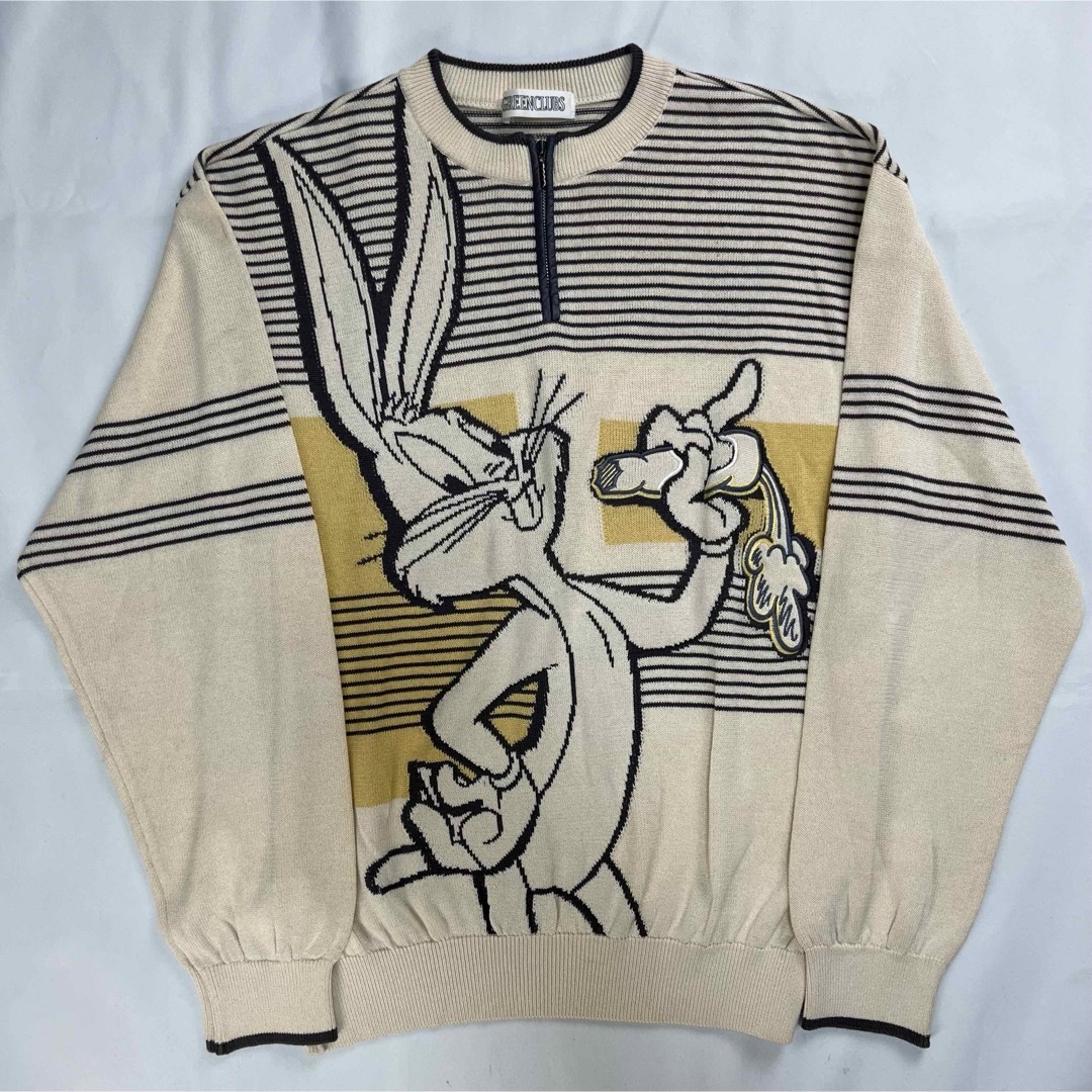 GREEN CLUBS(グリーンクラブ)の【GREEN CLUBS】キャラクター design knit vintage メンズのトップス(ニット/セーター)の商品写真