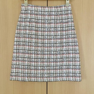アナイ(ANAYI)の新品未使用タグ付き♡ANAYIツイードスカート(size34)(ひざ丈スカート)