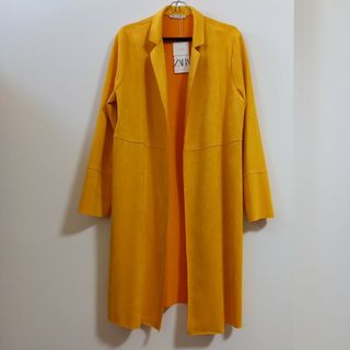 ザラ ロングコート(レディース)（イエロー/黄色系）の通販 50点 | ZARA