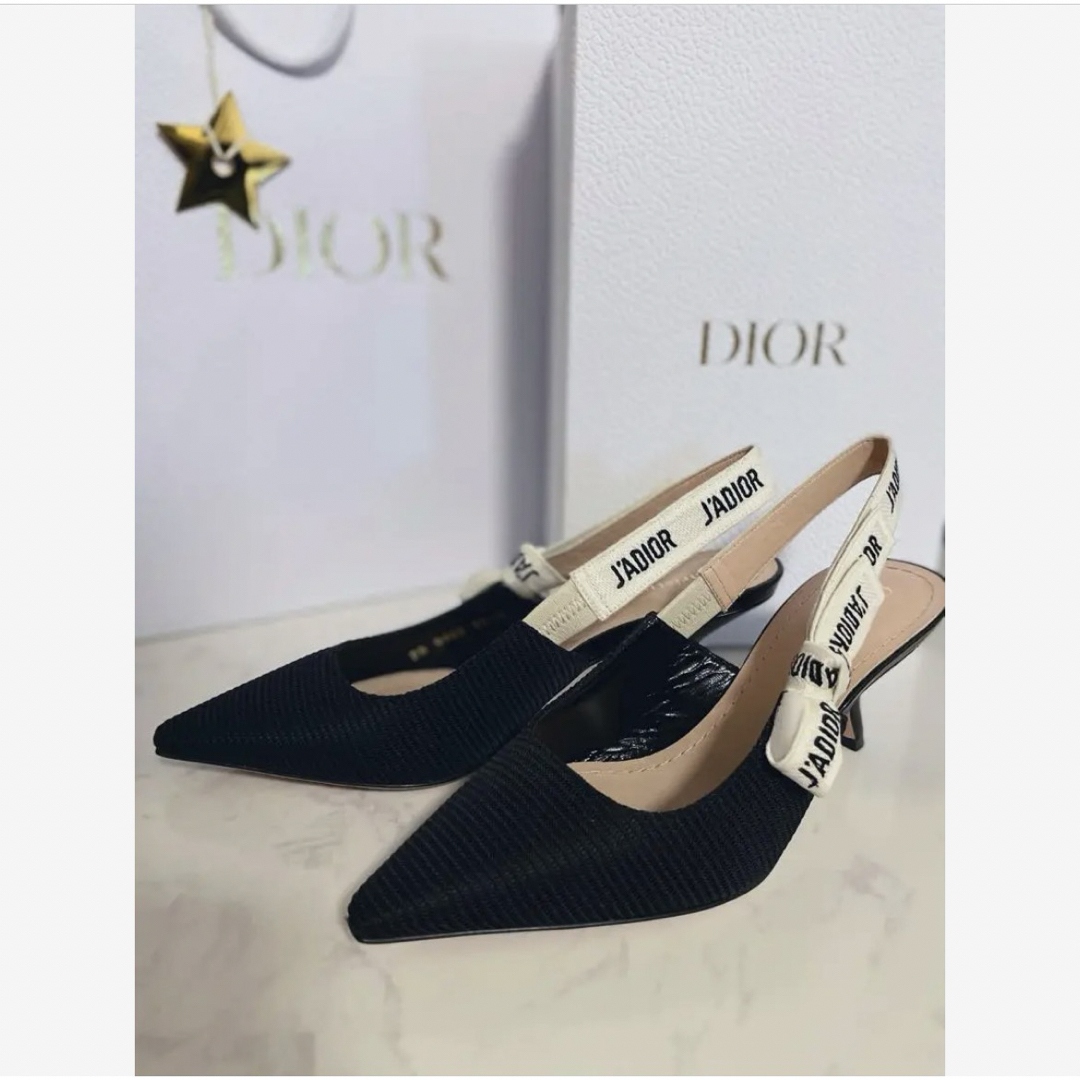 収納袋箱【美品】Dior J'ADIOR スリングバック パンプス