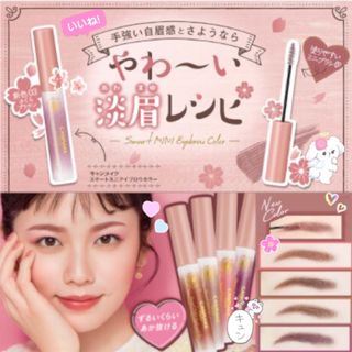 キャンメイク(CANMAKE)のずるかわ淡眉❤︎ミニブラシが塗りやすい眉マスカラ ニュアンスアイブロウカラー(眉マスカラ)