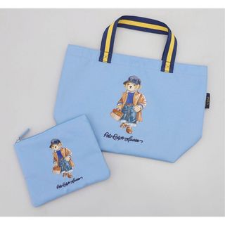 ポロラルフローレン(POLO RALPH LAUREN)のラルフローレン　ポロベア　エコバッグ　サックスポーチ付(エコバッグ)