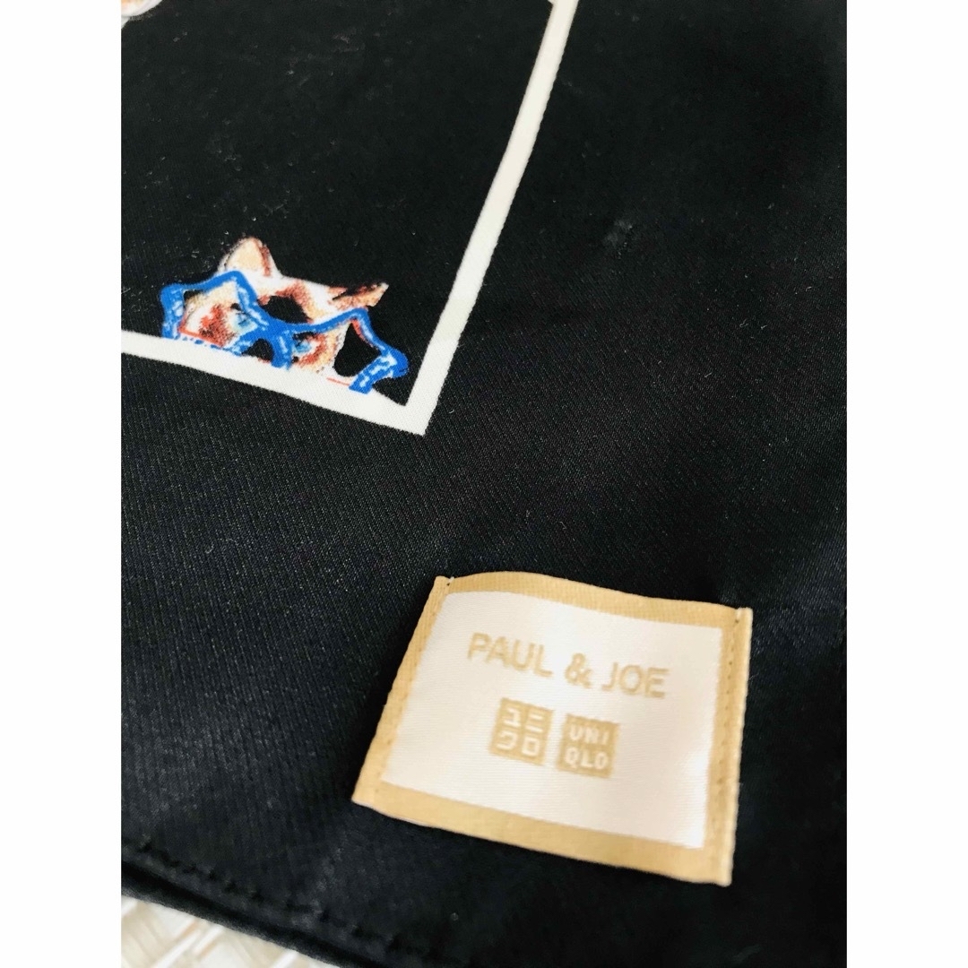 PAUL & JOE(ポールアンドジョー)の【未使用】ポール&ジョー ユニクロ スカーフ ネコちゃん レディースのファッション小物(バンダナ/スカーフ)の商品写真